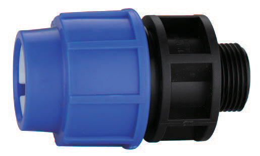 Racord PE 32 × 1" cu filet exterior pentru țevi din polietilenă