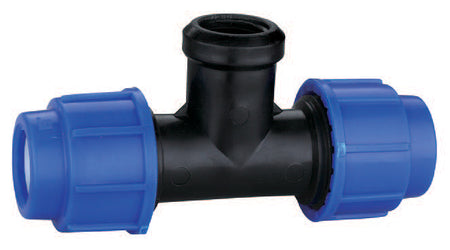 Teu din PE de 40 mm × 1 1/4″ cu filet interior