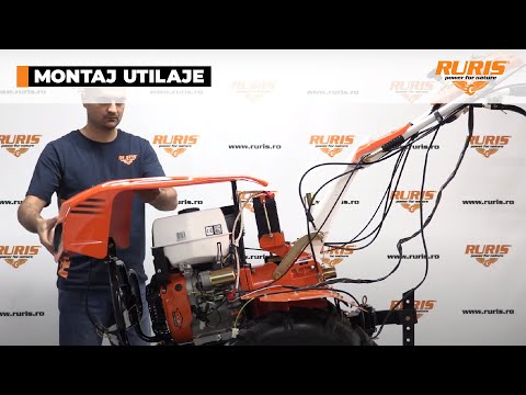 Motocultor RURIS 1300KS + roti cauciuc 5.00-12+plug reversibil rev2+roti metalice 500+set contragreutati 20kg