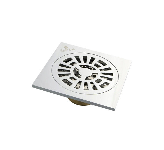 Sifon Pardoseala Cu Ventil Alama Si Capac Inox