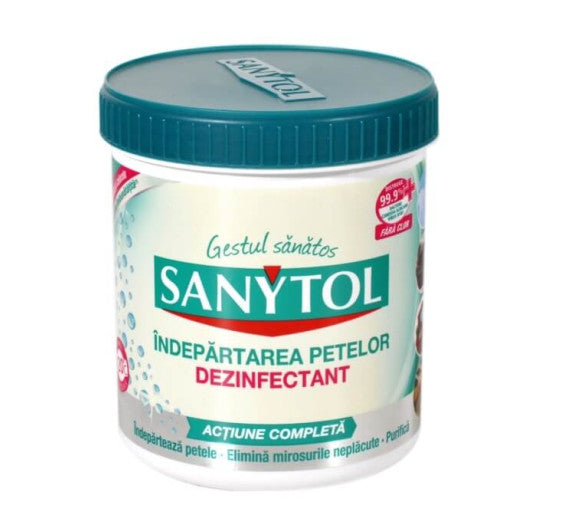 Dezinfectant Pudra Sanytol Pentru Indepartarea Petelor 450g