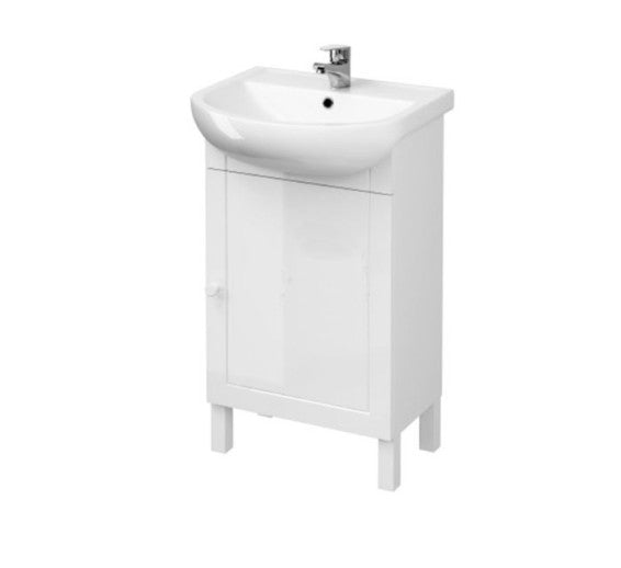 Set 876 Arteco New 50 Alb Dsm (dulap Susp+ Lavoar)45.8x80x28cm