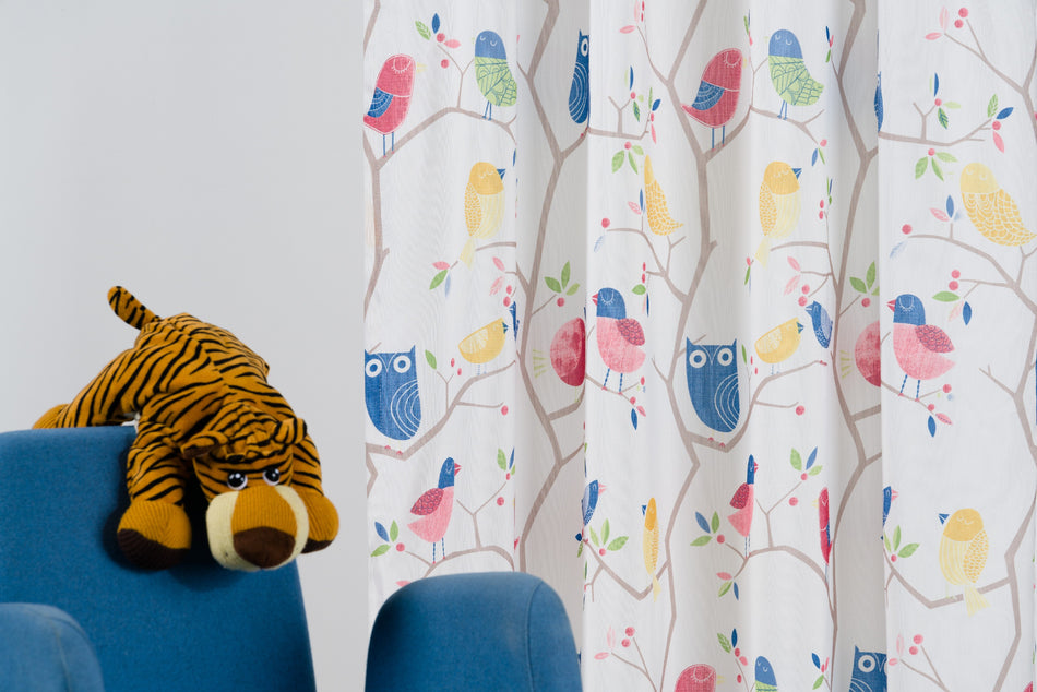 Decor Owl 140x245 Cm Alb-albastru