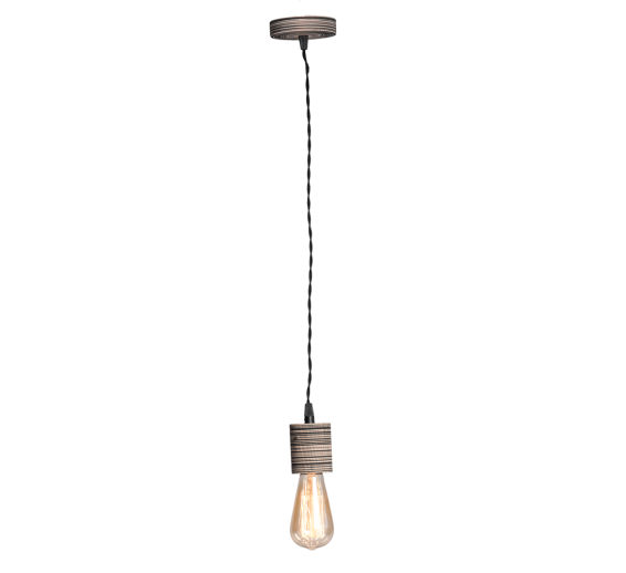 Pendul Durin Negru 1x E27 40 W