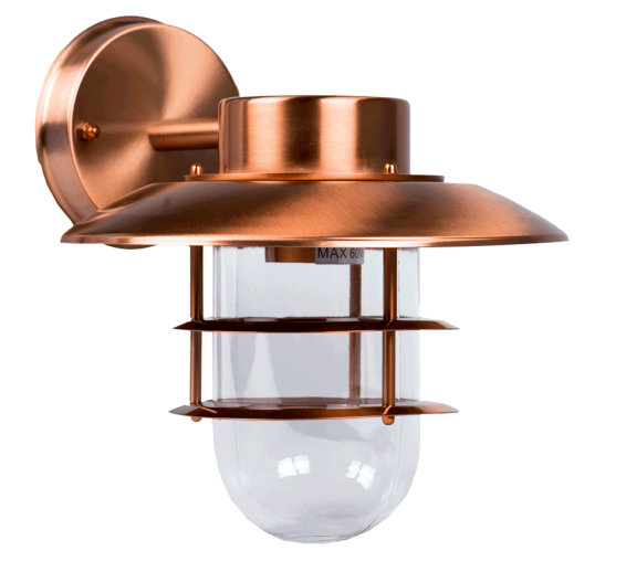 Lampa Gradina Casian Cupru, 1x E27 40 W