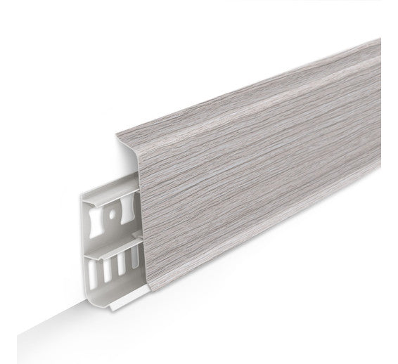 Plinta Pvc Canal Cablu Klassic 85-D85253 Frasin GriLungime 2.2