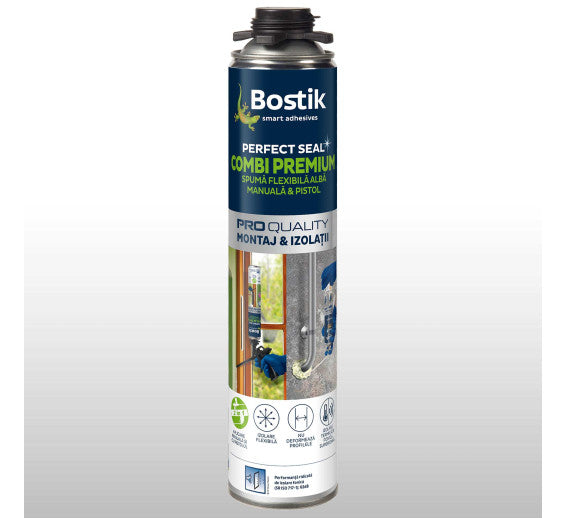 Spuma Poliuretanica Pt. Montaj & Izolatii Combi Premium Alb 750ml