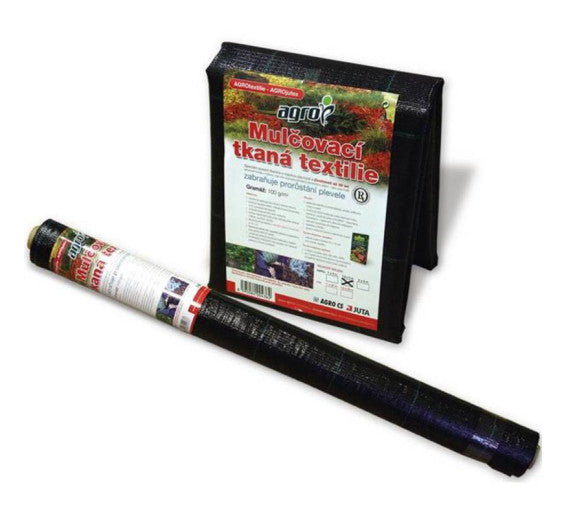 Plasa Protectie Plante Agrojutex, Antiburuieni, Textil, negru 1.6x20m