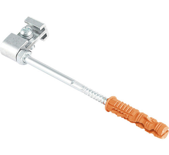 Surub Brat. Burlan Pvc, Zincat L=180mm(2buc/Punga)