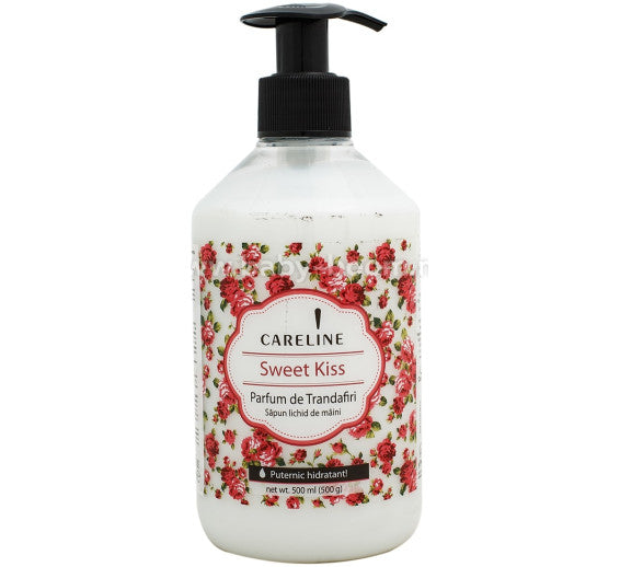 Sapun Lichid Trandafiri Sweet Kiss Careline, 500ml