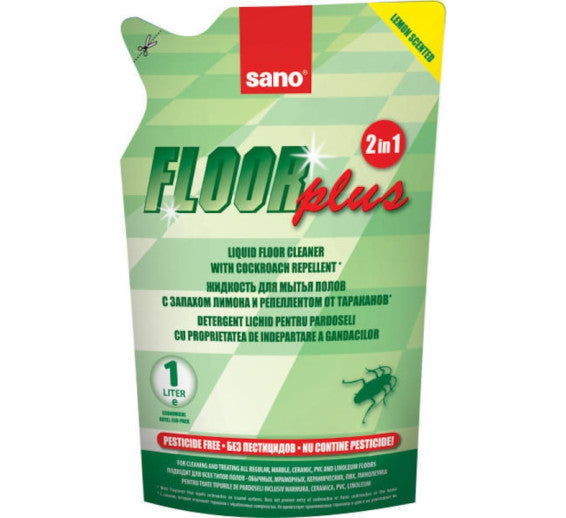 Rezerva Detergent Insecticid Pardoseli Sano Floor Plus 750ml