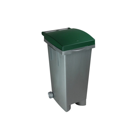 Pubela Tata 80 L Gri, Capac Verde