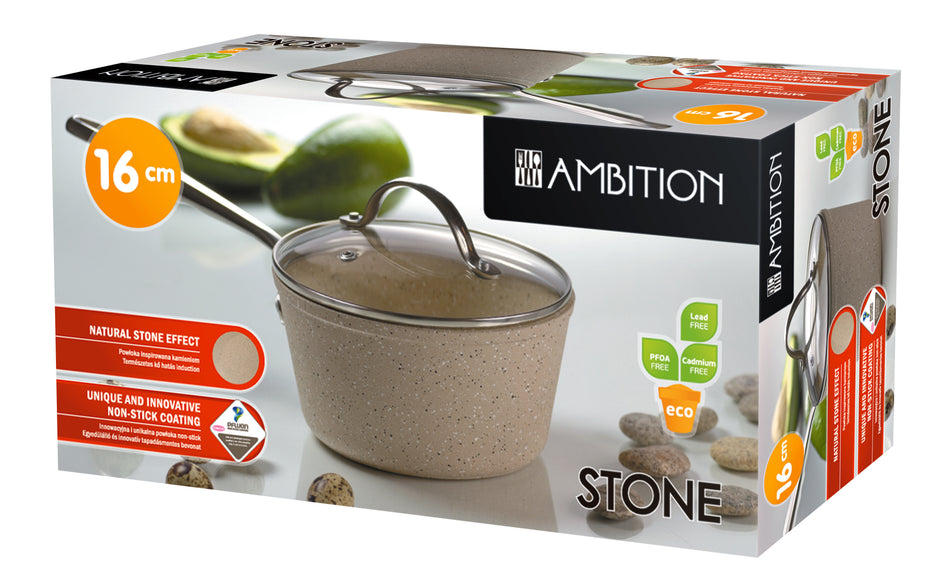 Cratita Cu Invelis Stone Effect 16cm Stone
