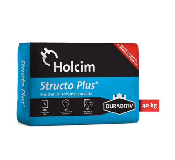 Ciment Holcim Eco Planet Structo Plus 40 Kg