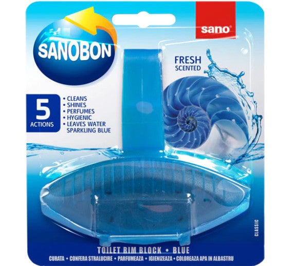 Odorizant Wc Sano Bon Blue 5in1, 55gr