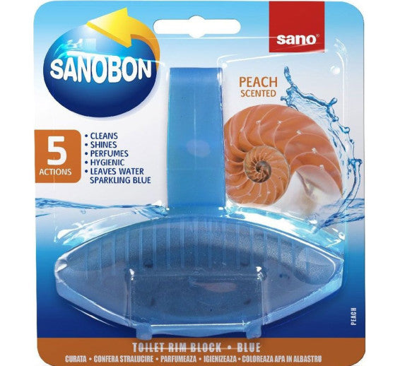 Odorizant Wc Sano Bon Blue Peach 5in1, 55 Gr