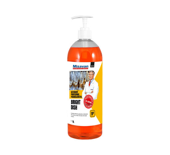Detergent De Pahare, Sticla Si Cristal Dr. Stephan Bright Dish 1l