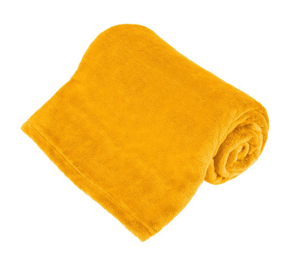 Patură fleece polar 150x200cm galbenă Teesa TSA8901-3