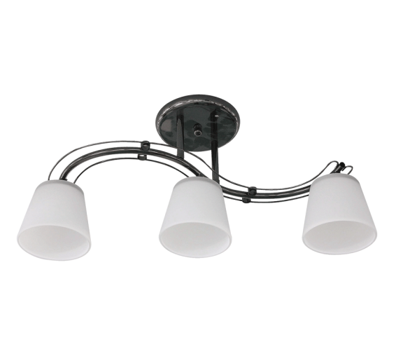 Lustra Aria Crom+ Alb 3x E27 60 W