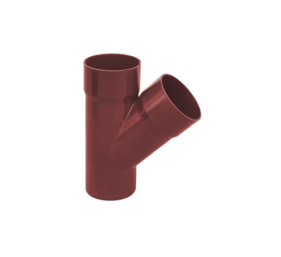 Ramificatie Y Pvc Rosu D=80mm