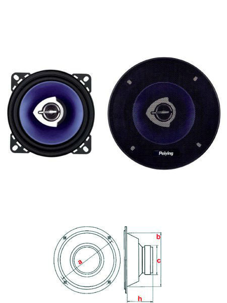 Set Difuzoare Auto 4"