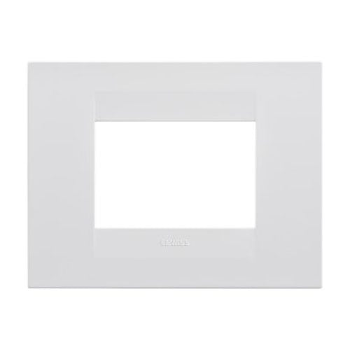 Rama Gewiss Chorus  Gw16403tb, 3 Module, Alba,pt Priza / Intrerupator