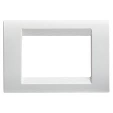 Rama Gewiss Sys Virna,2 Module, Alba, Pt. Priza / Intrerupato,gw22102