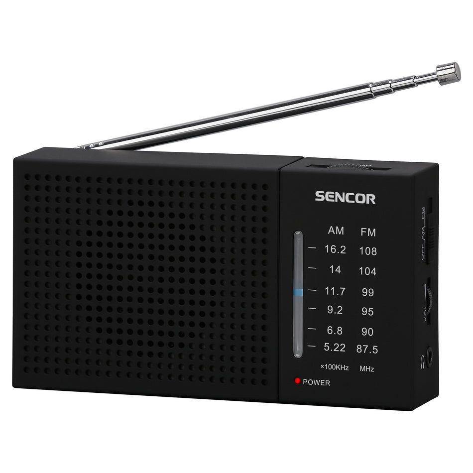 Radio portabil AM/FM cauciucat SRD 1800 Sencor, 0.5 W RMS