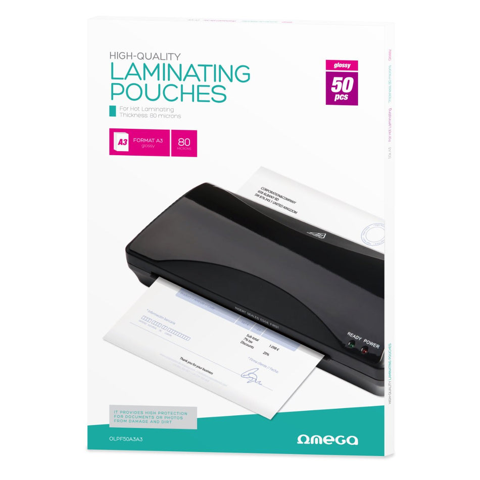 Set Folii Laminator A3 Omega 50 Buc