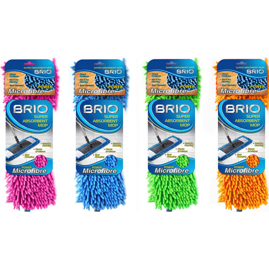Mop Plat Microfibra Super Absorbant 50x15 Cm, Mfpk-007