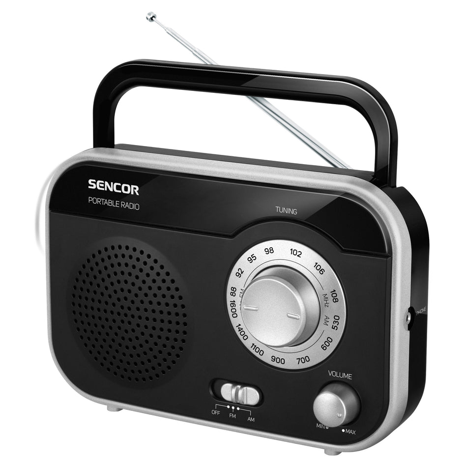 Radio Portabil Negru Sencor