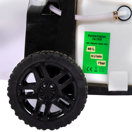 Pulverizator cu acumulator 40L cu roți, lance telescopică, Micul Fermier MF-PA1013-S001-G01