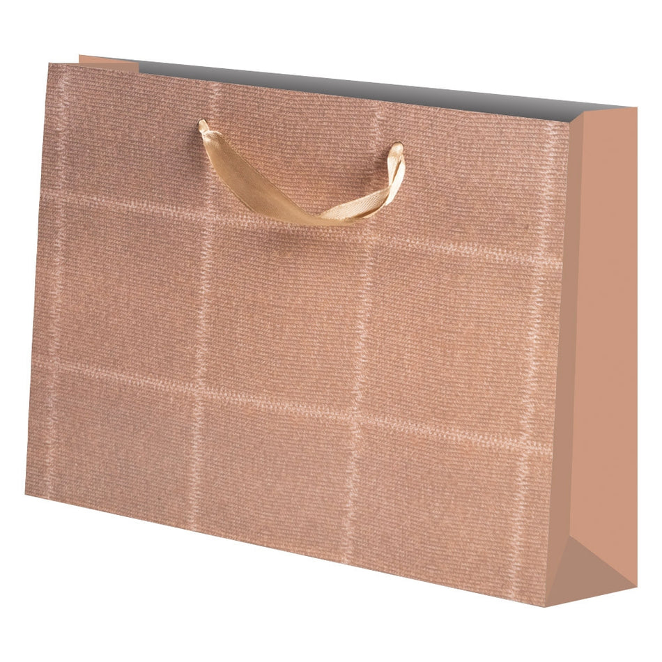 Punga cadou unicolora, Jeans, 40x30x14 cm