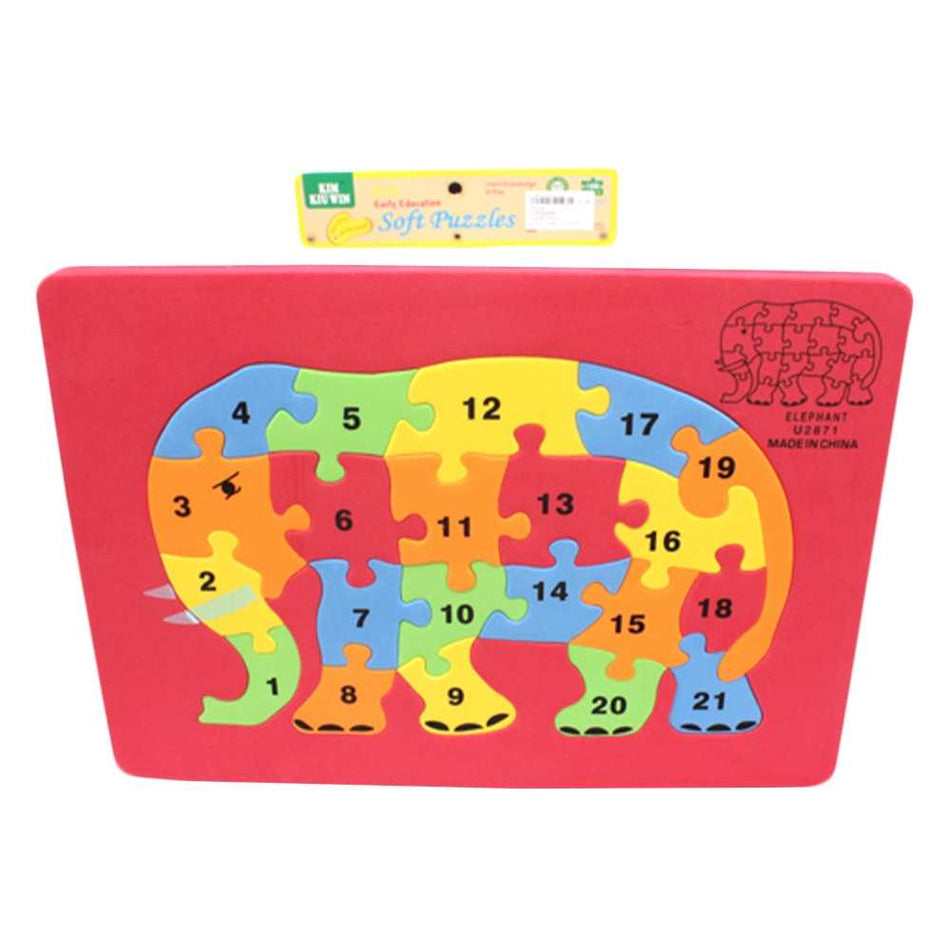 Puzzle Eva, Incastru, Elefant 2871