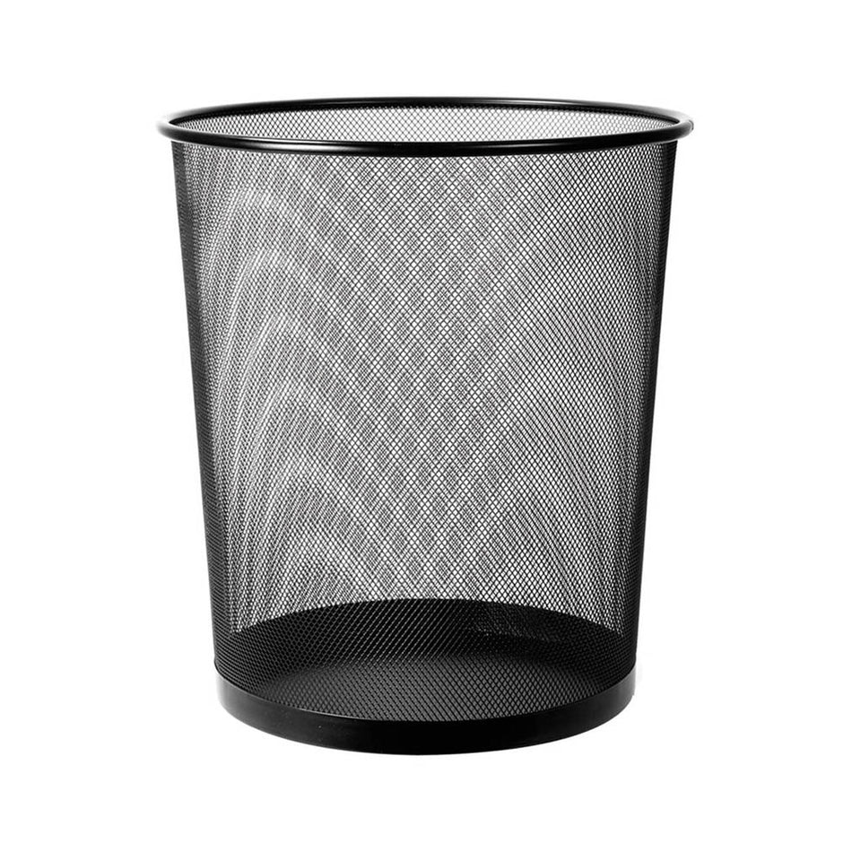 Cos Hartii Mesh, 22x26,5x28cm, Negru Of201 Offishop