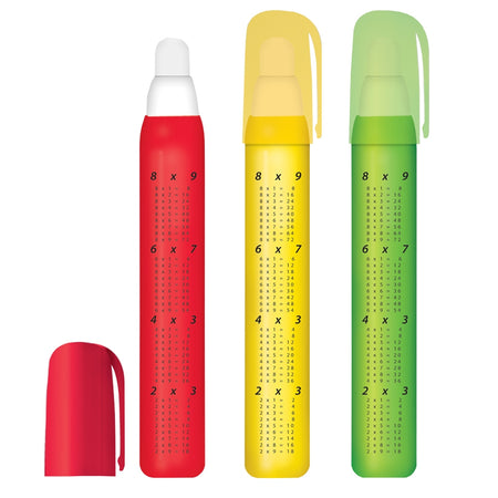 Radiera cu tabla înmulțirii, 36 buc/display, non-toxică, S-COOL / OFFISHOP SC567