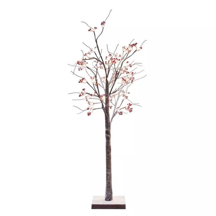 Decoratiuni - 48 Led-Uri, Pom 120 Cm, Alb Cald, Ip44, Temporizator