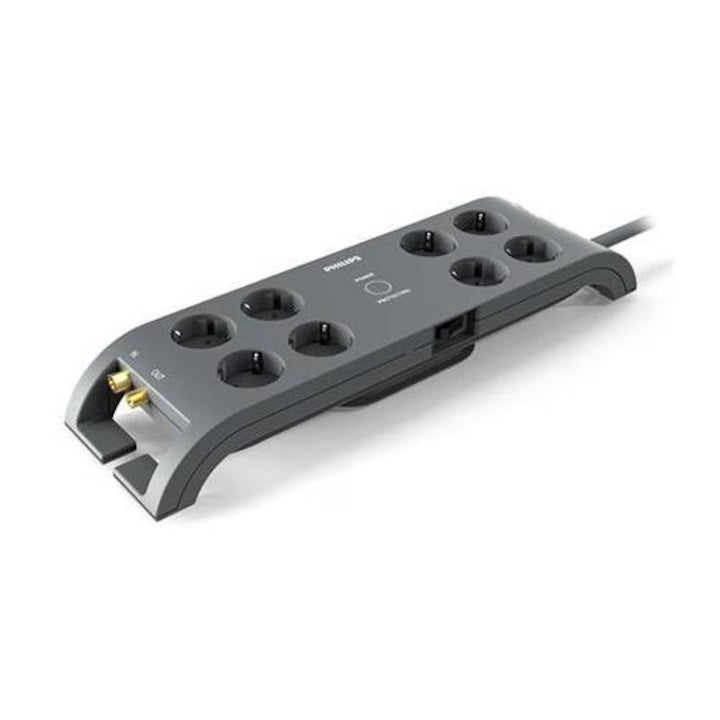Prelungitor Surge Protector 8 Prize 3 Philips