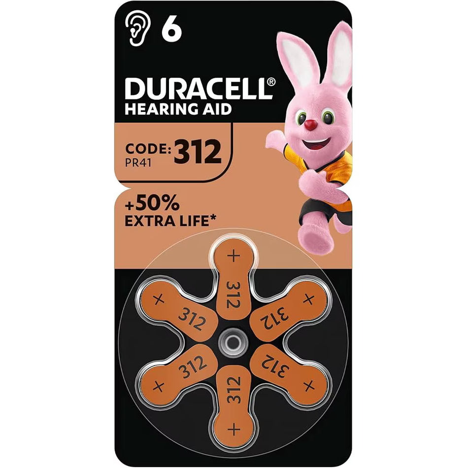Baterie Auditiva Duracell 312 Blister 6 Buc
