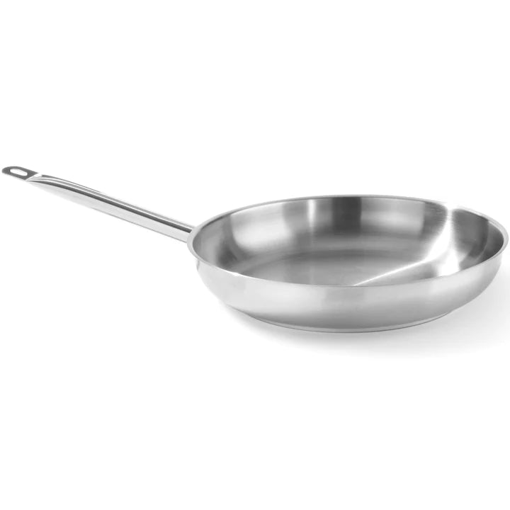 Tigaie Prajit Fara Capac, Otel Inoxidabil Kitchen Line, Ø280x(h)50mm