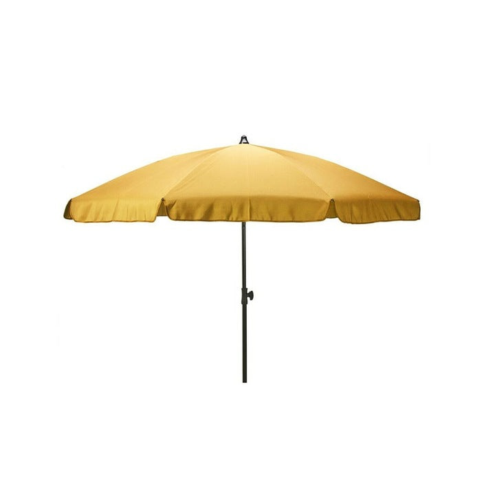 Umbrela De Gradina Din Otel, Galben, 220cm