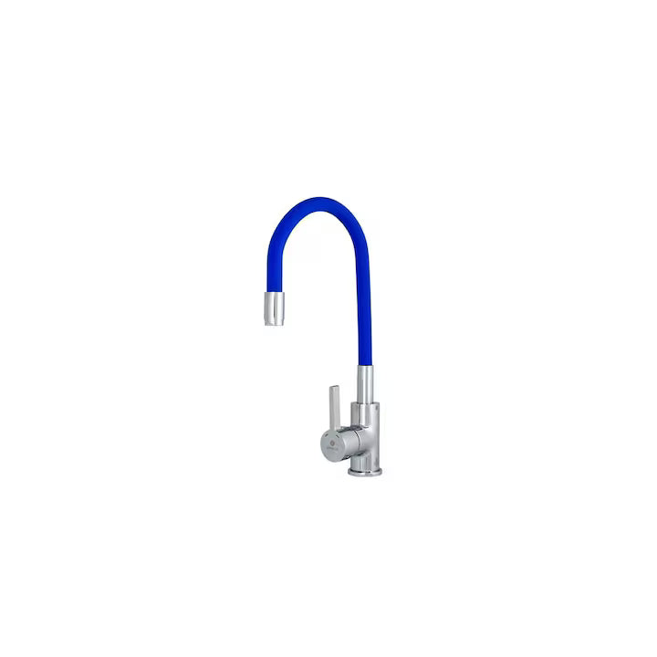 Baterie Bucatarie Pipa Flexibila Albastru