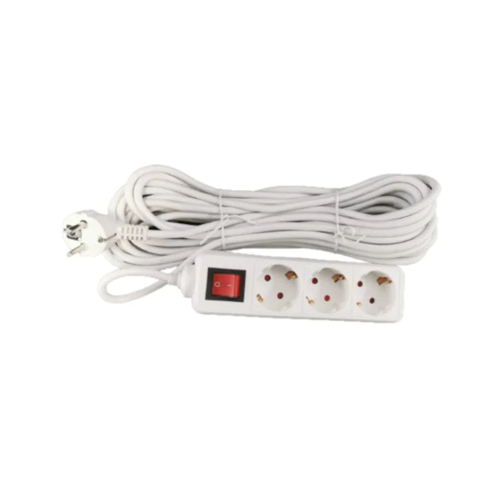 Prelungitor 3x1.0mm 3prize 2.0m