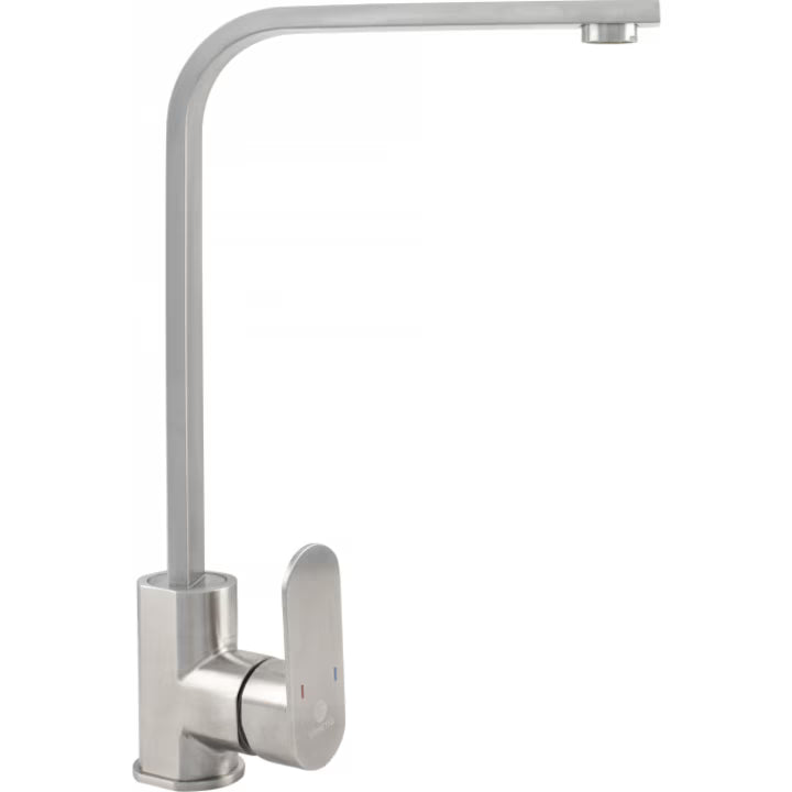 Baterie Bucatarie Inox Model Flat 90°