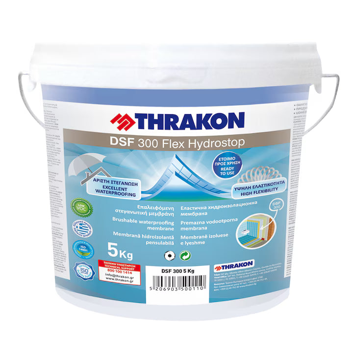 Membrana Elastomerica Pentru Hidroizolatii,dsf 300 Flex Hydrostop, 5kg