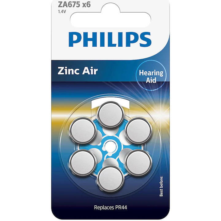 Baterie Auditiva Zinc Air Blister 6 Buc Phili