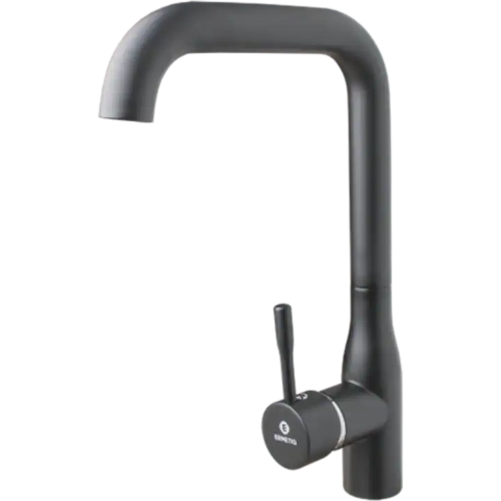 Baterie Bucatarie Teava Inox 90 Negru