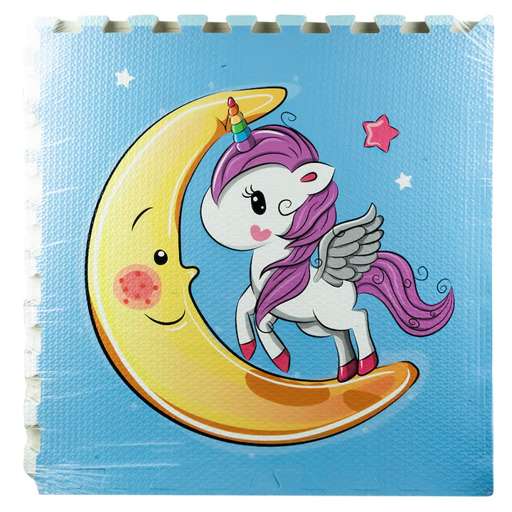 Covoras Buretat 60x60cm, 4 Buc, Unicorn