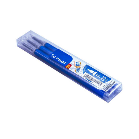 Rezerve roller Frixion Point 0.5 mm albastre, set 3 bucăți PILOT BLS-FRP5-S3