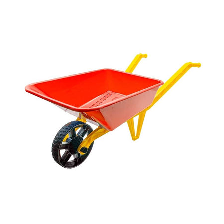Roabă plastic roșie pentru copii, joacă exterior, ROBENTOYS 16005-1